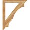 Ekena Millwork Balboa Slat Rough Sawn Bracket, Western Red Cedar, 4"W x 36"D x 44"H BKT04X36X44BOA06RWR - alternate 2